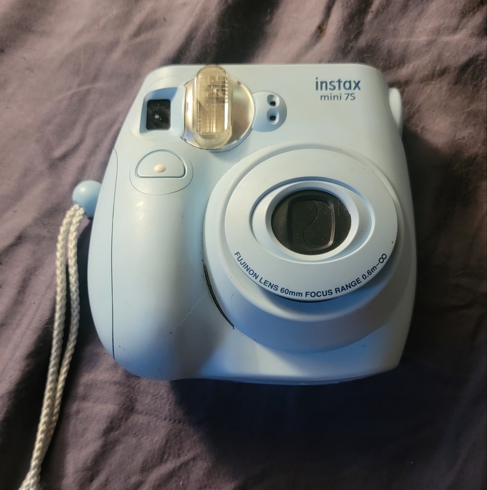 Instax Blue Digital Camera Compact Design